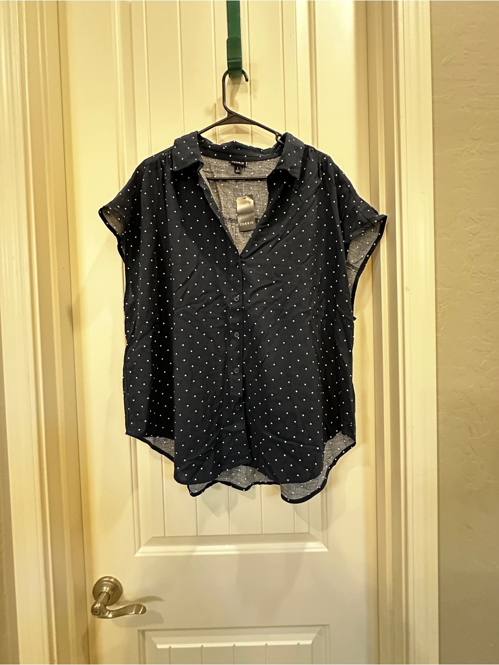 Dolman challis Torrid Button up